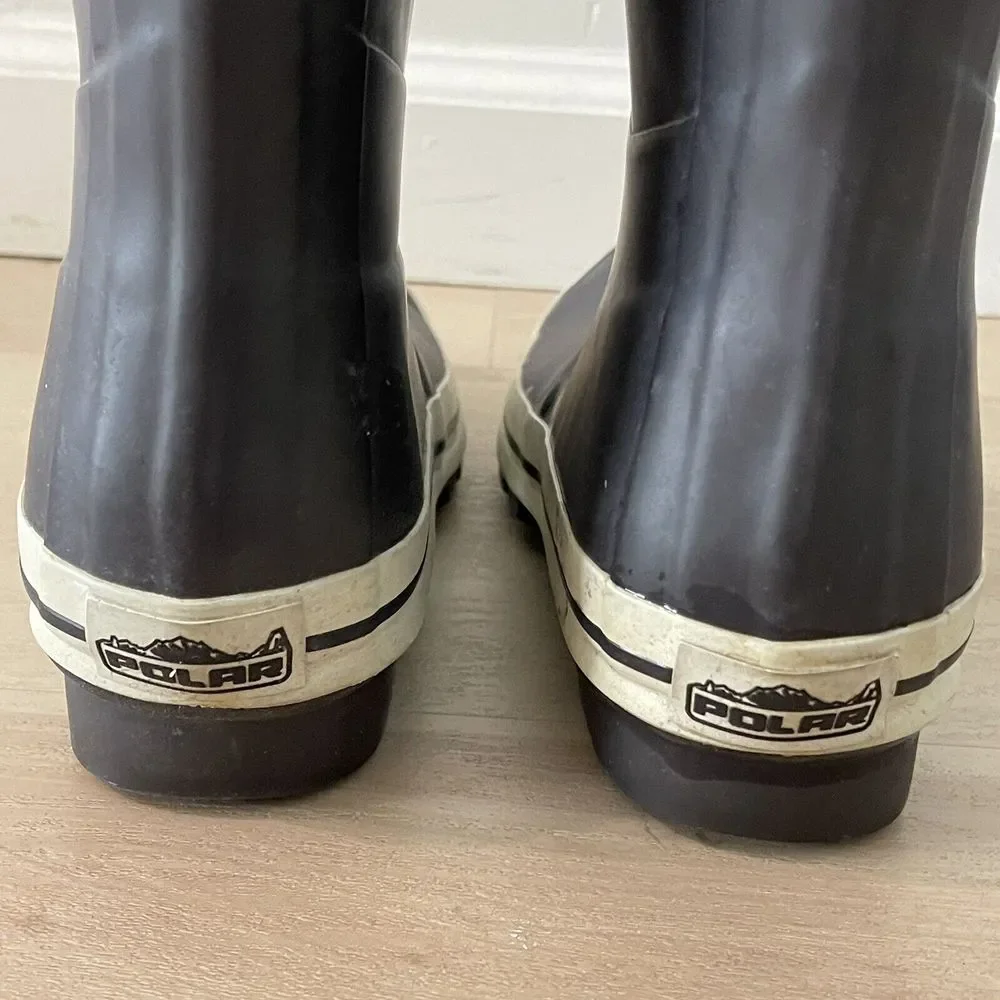 Polar Women's‎  Tall Rain Boots Waterproof Size 8 US 39EU